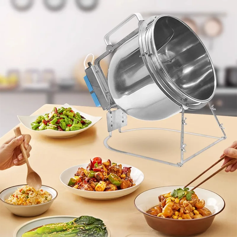 Home Cooking Machine - Mesin Penggorengan Otomatis Stainless Steel Kapasitas