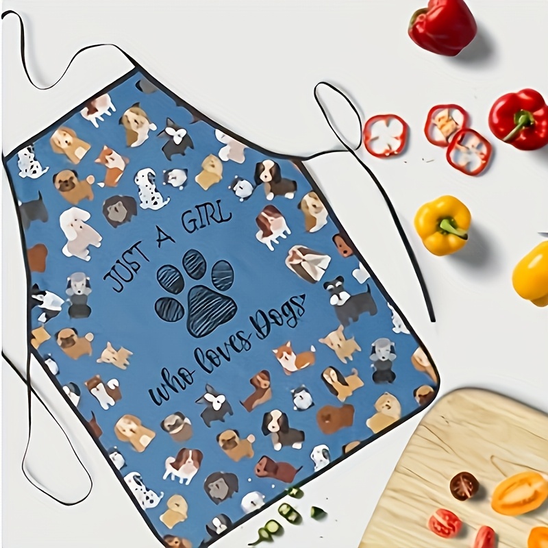 Home Cooking For Dogs - Apron Sederhana Bertema Anjing - Celemek