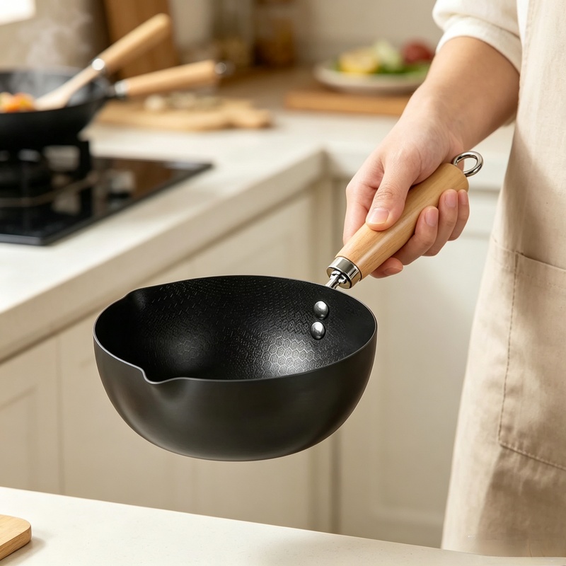 Dosa Pan Iron - Wajan Besi Kecil Tanpa Lapisan Dasar