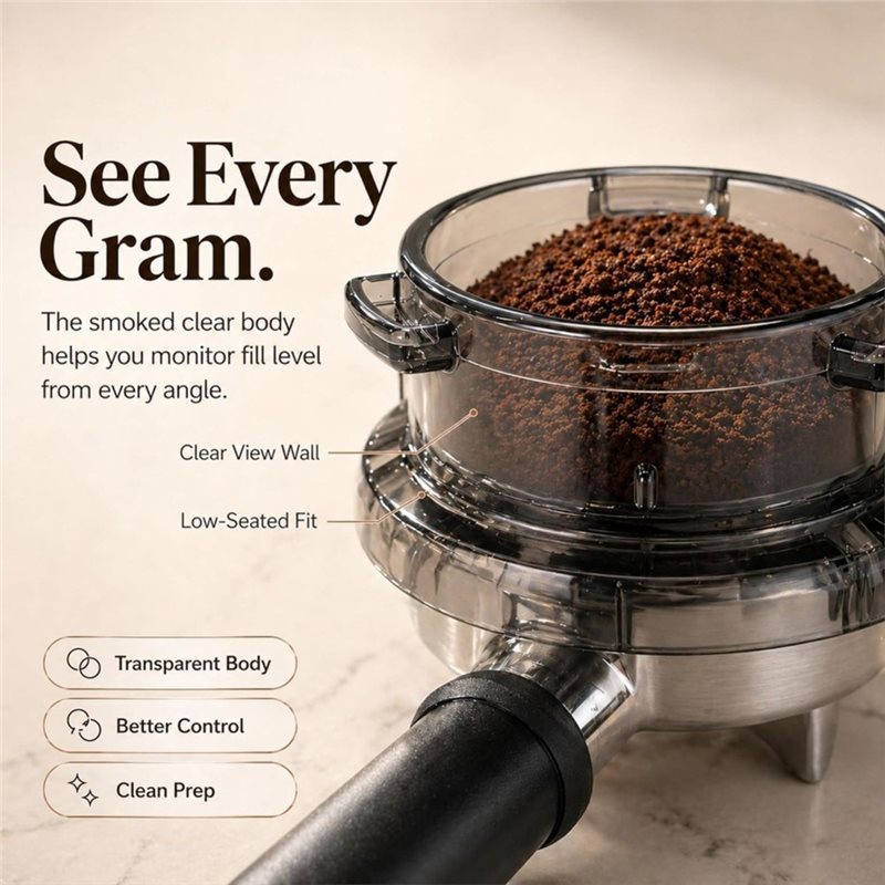 Breville Espresso Barista Express - Promosi! Corong Portafilter Twist-Lock 54Mm Dosing