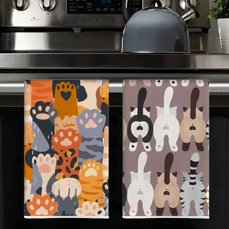 2 Buah, Handuk Dapur Motif Kak - Home Cooking Is The Best ulasan dan harga