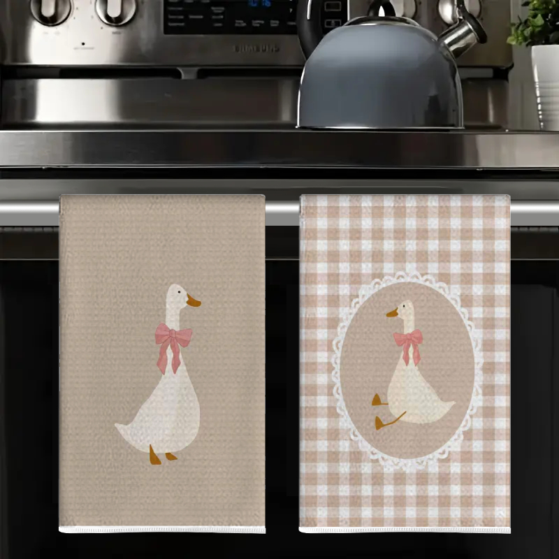2 Buah, Handuk Dapur Motif Beb - Home Cooking Is The Best ulasan dan harga