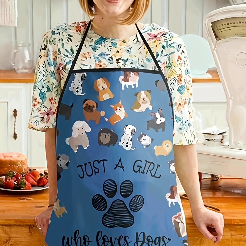 Apron Sederhana Bertema Anjing - Home Cooking For Dogs ulasan dan harga