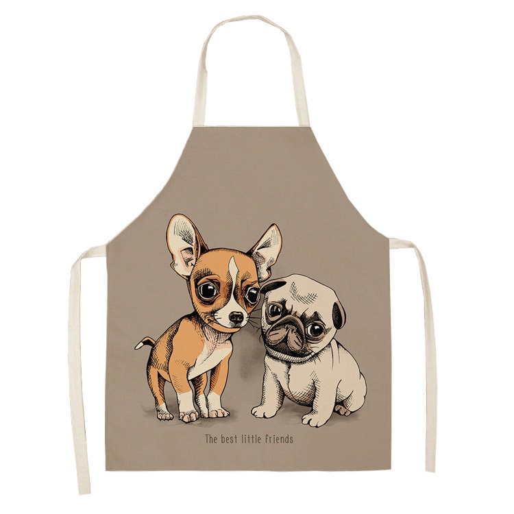 Celemek Dapur Motif Anjing Pug - Home Cooking For Dogs ulasan dan harga