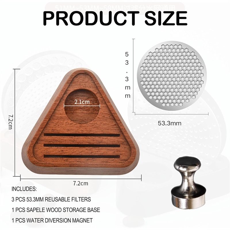 CYCLI-53.5Mm Layar Puck Espres - Breville Espresso Barista Express ulasan dan harga
