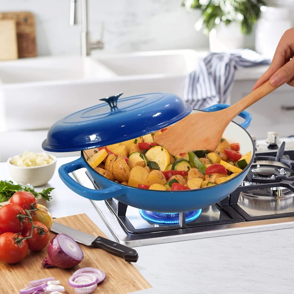 4,5L Panci Sup Oven Belanda Wa - Dosa Pan Iron ulasan dan harga