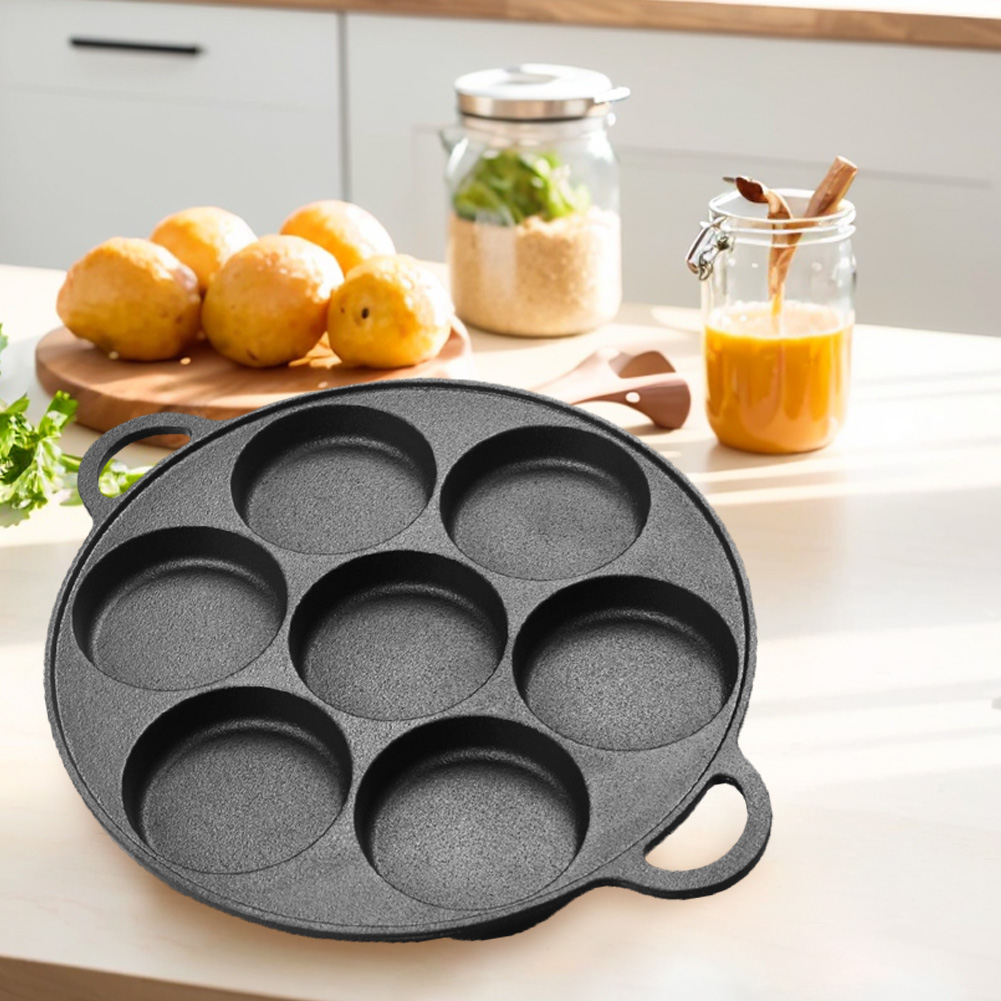 Wajan Penggorengan 7 Lubang Be - Dosa Pan Iron ulasan dan harga