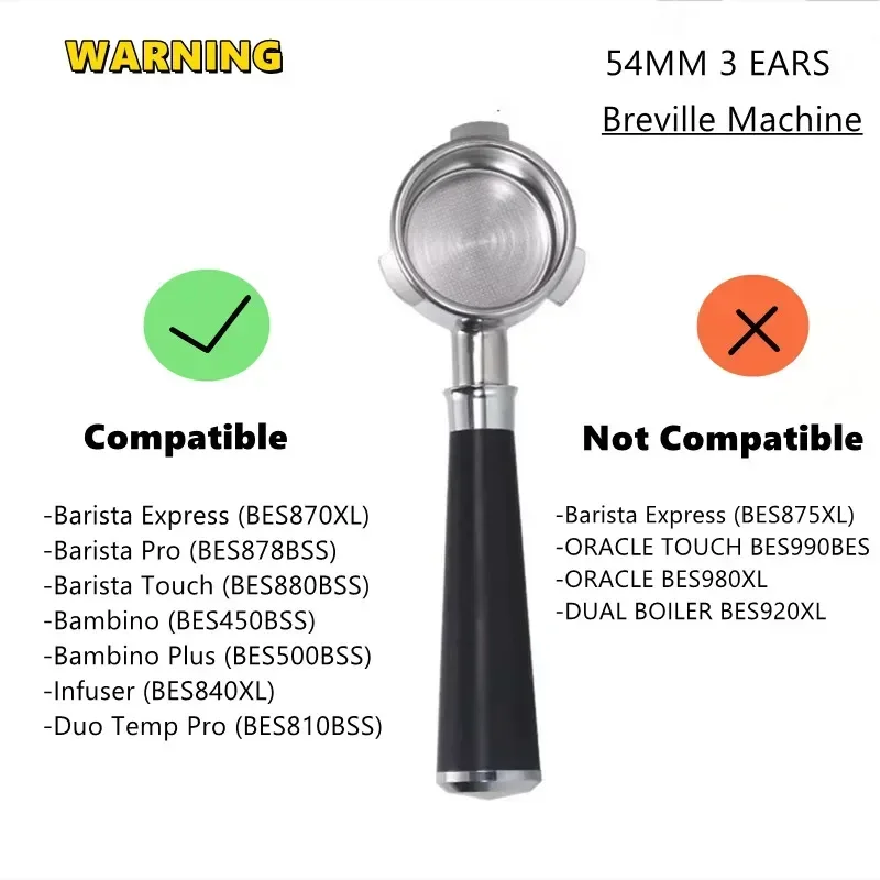 Portafilter Tanpa Dasar 54mm 3 - Breville Espresso Barista Express ulasan dan harga