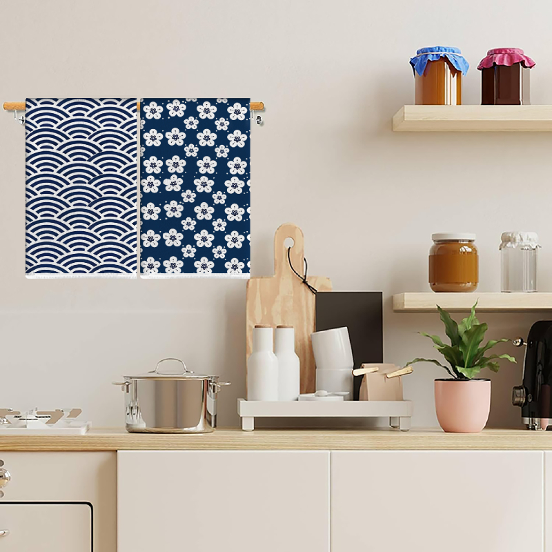 2 Buah, Handuk Dapur Gaya Jepa - Home Cooking Is The Best ulasan dan harga