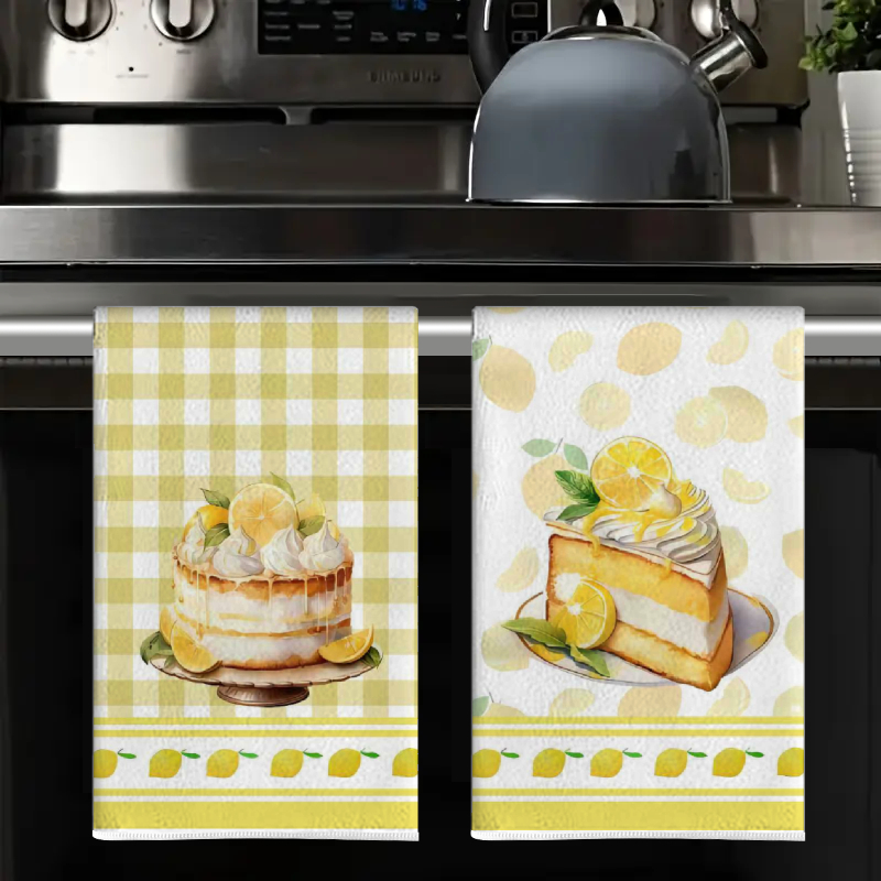 2 Buah, Handuk Dapur Kuning, S - Home Cooking Is The Best ulasan dan harga