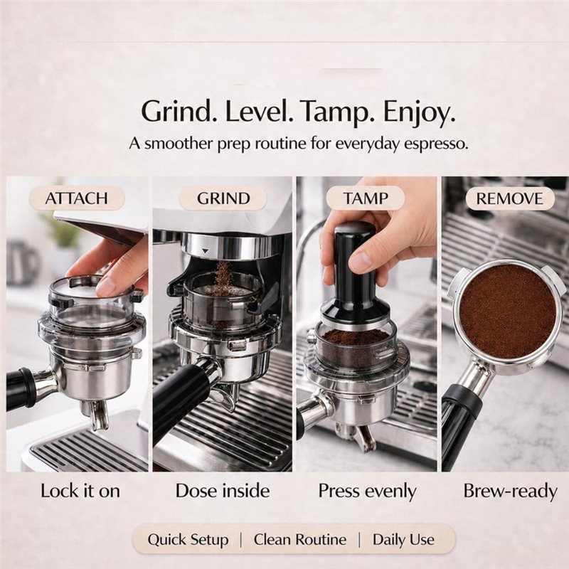 B51CBARU! Corong Portafilter T - Breville Espresso Barista Express ulasan dan harga